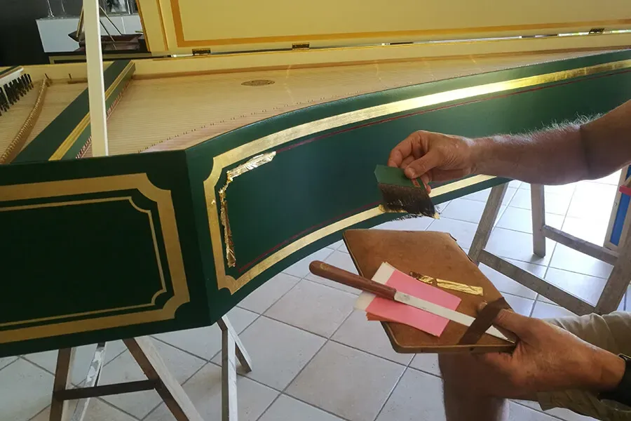 restauration de clavecin épinette virginal près de Charleroi